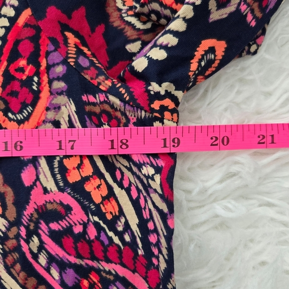 Appleseed's Prima Cotton Batik Paisley Tee. Size Petite Small. New without tags. - Picture 5 of 8